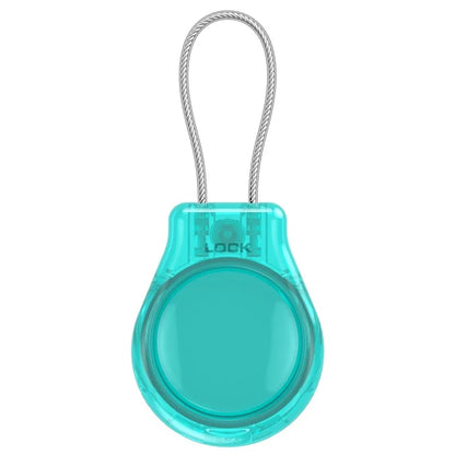 CP22 For Apple AirTag Case Bluetooth Locator Waterproof PC Protective Cover with Metal Strap