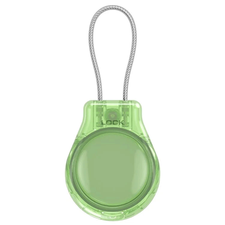 CP22 For Apple AirTag Case Bluetooth Locator Waterproof PC Protective Cover with Metal Strap