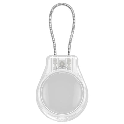 CP22 For Apple AirTag Case Bluetooth Locator Waterproof PC Protective Cover with Metal Strap