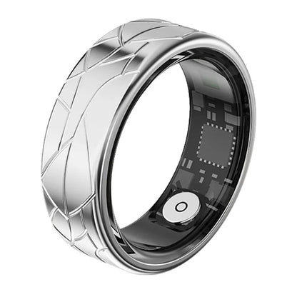 PX02 Crack Design Multi-Function Health Monitoring Smart Ring with Charging Case