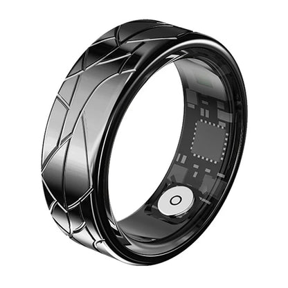 PX02 Crack Design Multi-Function Health Monitoring Smart Ring with Charging Case
