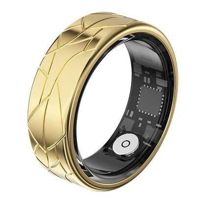 PX02 Crack Design Multi-Function Health Monitoring Smart Ring with Charging Case