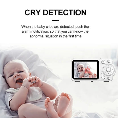 C3 2.8 inch HD Screen Baby Monitor Camera Remote Monitoring IPC Camera Baby Caretaker, EU Plug