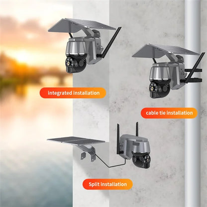 Q7 Waterproof Motion Detection Night Vision 2MP 4G Solar Camera, EU Version