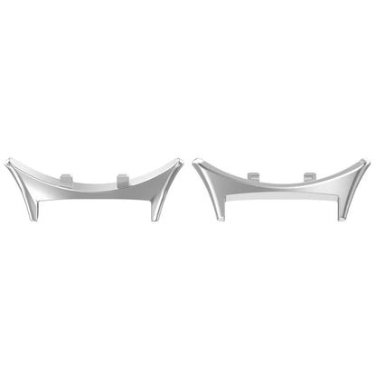 1Pair 20mm Watch Adapter for vivo Watch 3 Metal Connector Smart Watch Accessory, Silver
