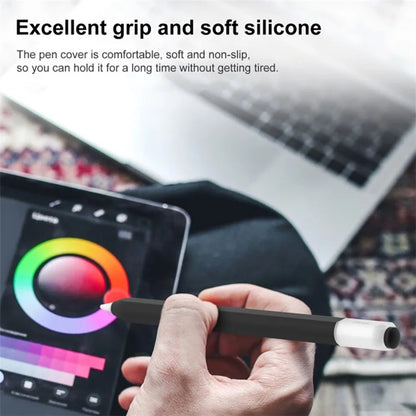 For Apple Pencil (USB-C) Stylish Jelly Silicone Sleeve Stylus Pen Protective Cover