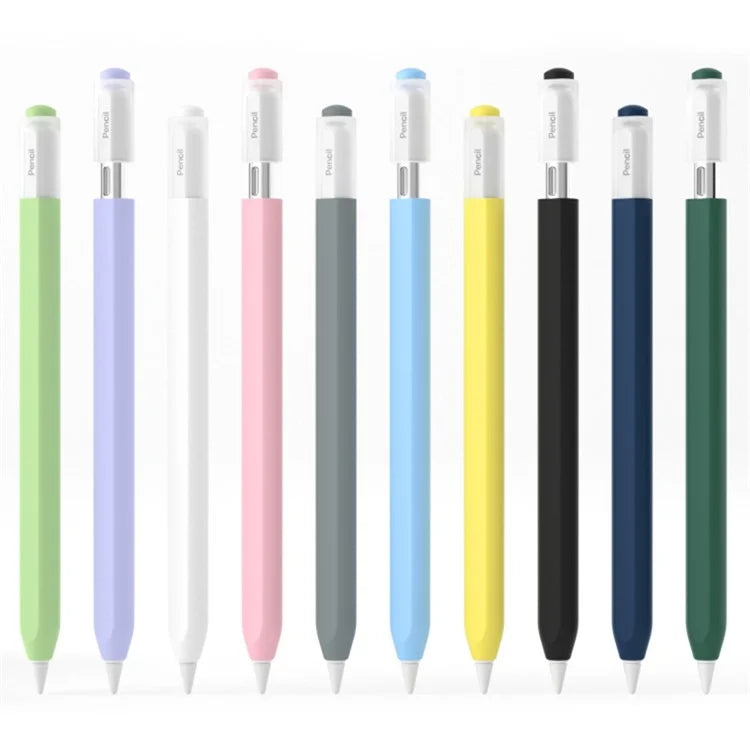 For Apple Pencil (USB-C) Stylish Jelly Silicone Sleeve Stylus Pen Protective Cover