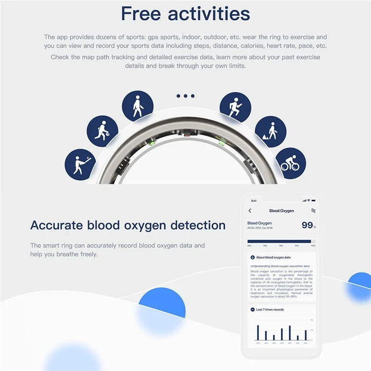 Nova Ring Multifunctional Health Monitoring Smart Ring