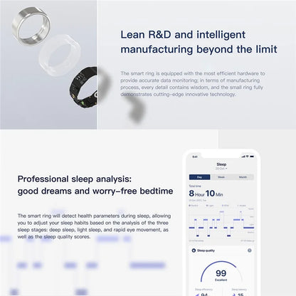 Nova Ring Multifunctional Health Monitoring Smart Ring