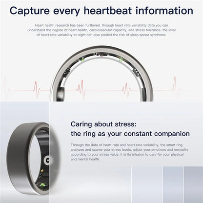 Nova Ring Multifunctional Health Monitoring Smart Ring