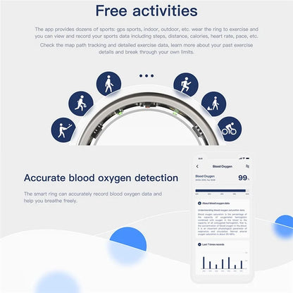 Nova Ring Multifunctional Health Monitoring Smart Ring