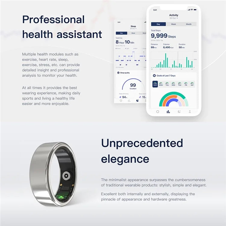 Nova Ring Multifunctional Health Monitoring Smart Ring