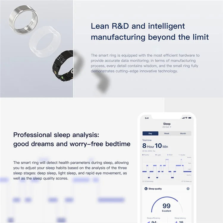Nova Ring Multifunctional Health Monitoring Smart Ring