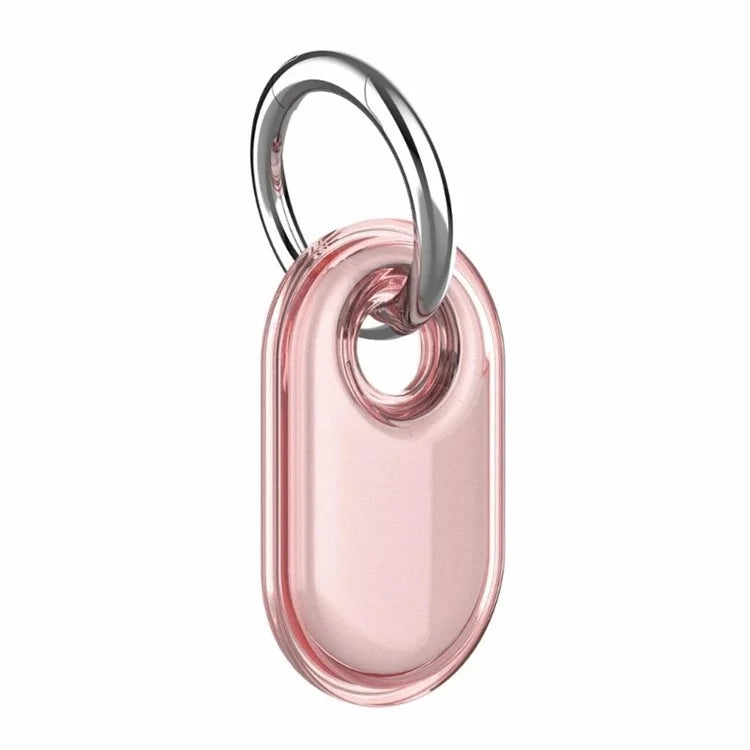 Compatible with Samsung SmartTag2 Protective Case Waterproof Bluetooth Tracker TPU Cover Pink