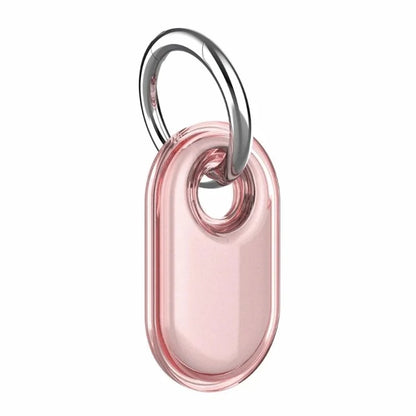Compatible with Samsung SmartTag2 Protective Case Waterproof Bluetooth Tracker TPU Cover Pink