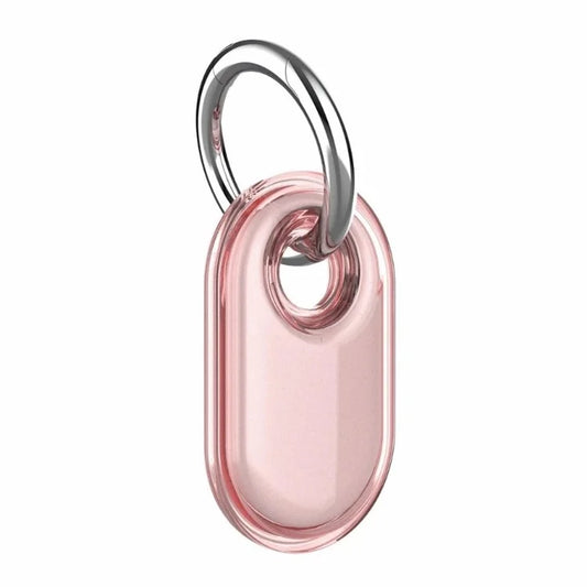 Compatible with Samsung SmartTag2 Protective Case Waterproof Bluetooth Tracker TPU Cover Pink