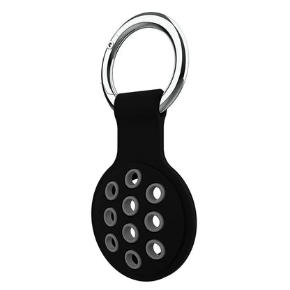 For Apple AirTag Bluetooth Tracker Silicone Case Protective Cover with Ring Buckle