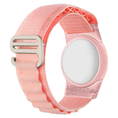 For Apple AirTag Tracker Nylon Watch Band TPU Protective Cover