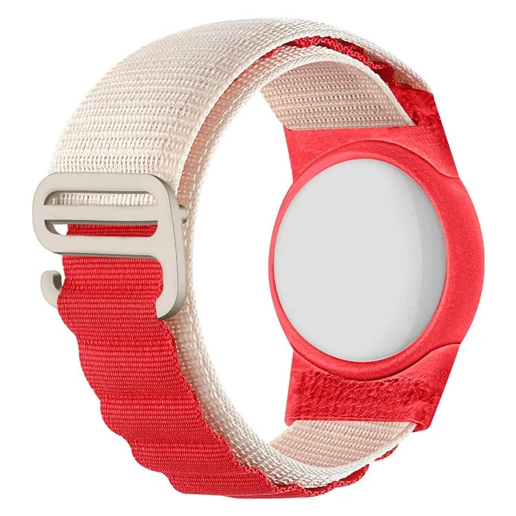 For Apple AirTag Tracker Nylon Watch Band TPU Protective Cover