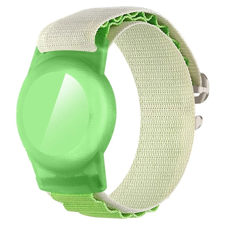 For Apple AirTag Tracker Nylon Watch Band TPU Protective Cover