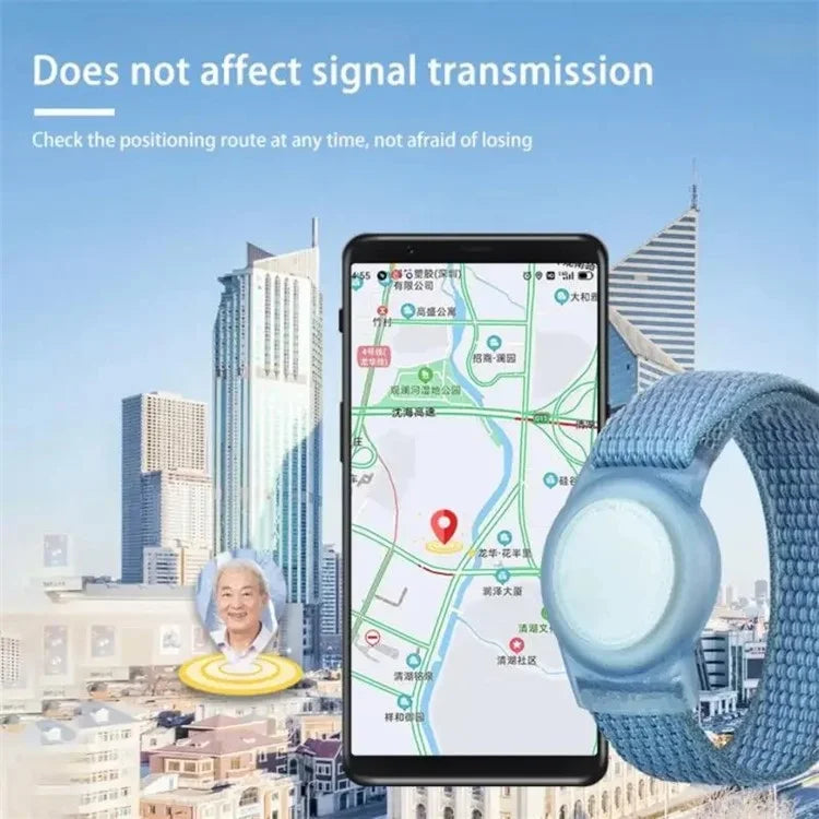 For Apple AirTag Tracker Nylon Watch Band TPU Protective Cover