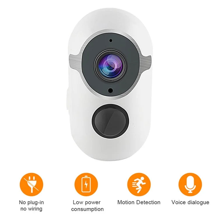 SN-S3T Home Security WiFi Camera Anti-theft Rechargeable HD Night Vision Camera Support Tuya App