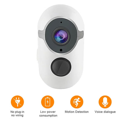 SN-S3T Home Security WiFi Camera Anti-theft Rechargeable HD Night Vision Camera Support Tuya App
