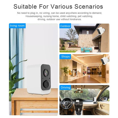SN-S2T-SP Waterproof Tuya Solar Camera PIR Human Detection Surveillance Camera