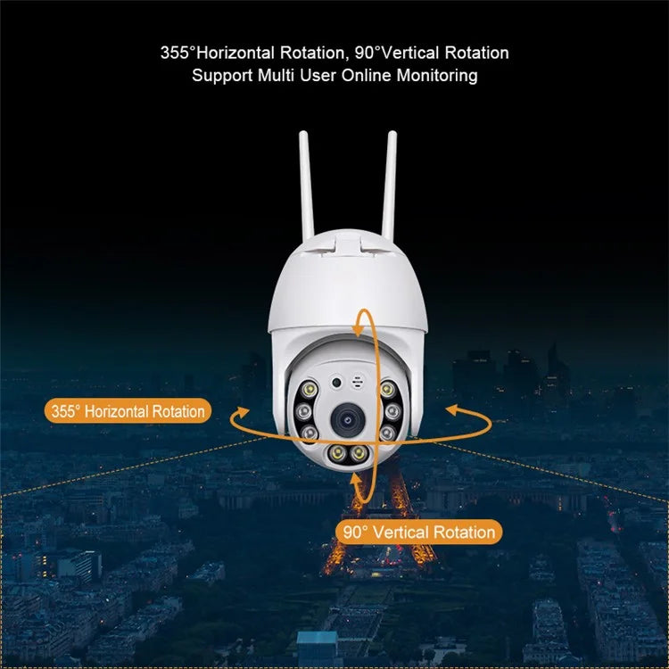 SN-PTZ1-TC Panoramic Outdoor PTZ Camera Rainproof WiFi Remote Tuya Security Camera
