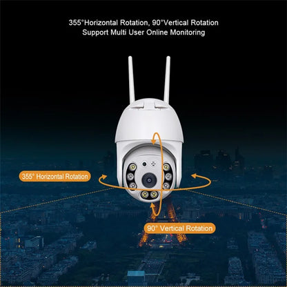 SN-PTZ1-TC Panoramic Outdoor PTZ Camera Rainproof WiFi Remote Tuya Security Camera