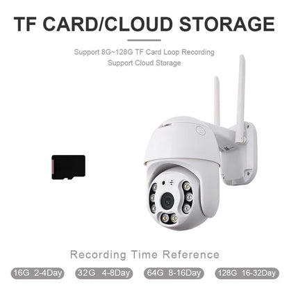 SN-PTZ1-TC Panoramic Outdoor PTZ Camera Rainproof WiFi Remote Tuya Security Camera