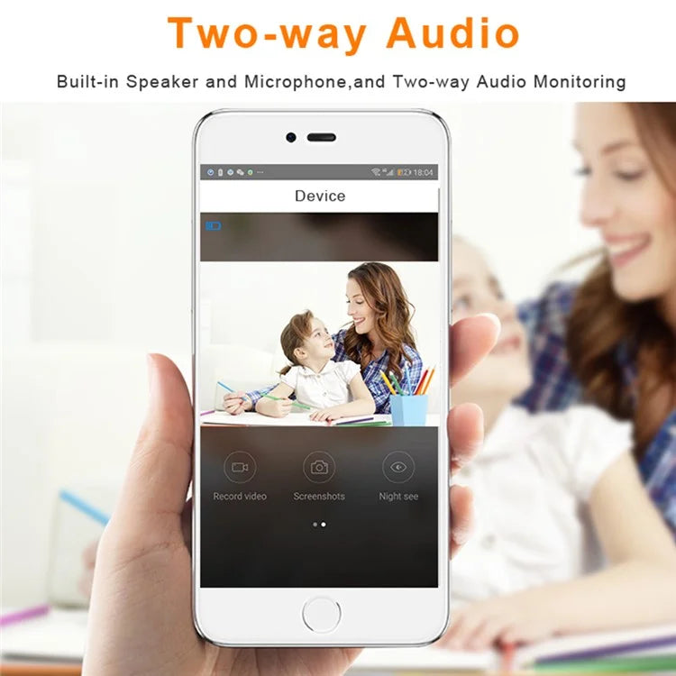 SN-S10 Home Security WiFi Camera Waterproof Rechargeable PIR Induction Camera