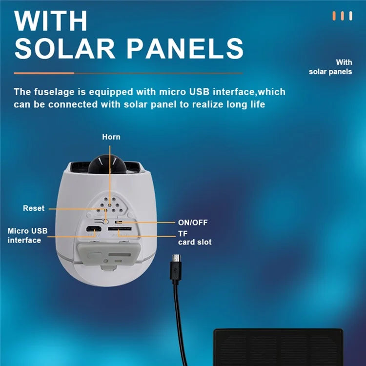 SN-S1T-SP Low-power Intelligent WiFi Camera HD Remote Tuya Solar Camera