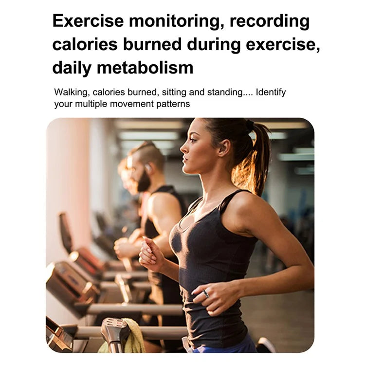 M1 Health Smart Ring Multifunctional Blood Oxygen Monitor Fitness Ring (No Charging Case)