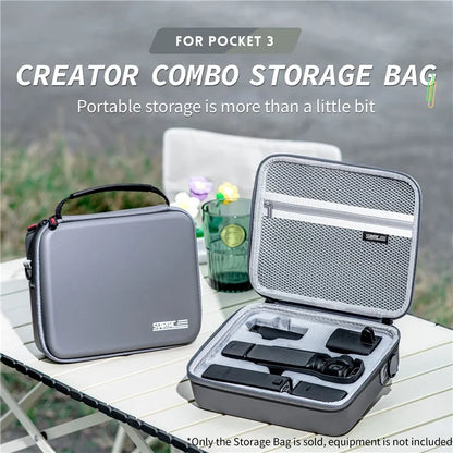 STARTRC 1137712 For DJI Pocket 3 Pocket Camera Storage Bag PU Carrying Case