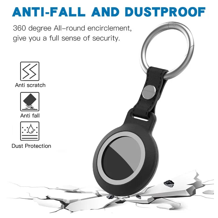 SHELLBOX Keyring Cover for Apple AirTag IPX8 Waterproof IP6X Dustproof Protective Case