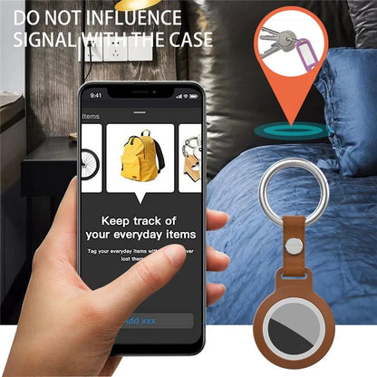 SHELLBOX Keyring Cover for Apple AirTag IPX8 Waterproof IP6X Dustproof Protective Case