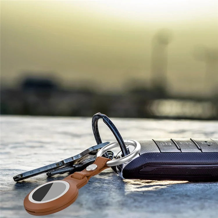 SHELLBOX Keyring Cover for Apple AirTag IPX8 Waterproof IP6X Dustproof Protective Case