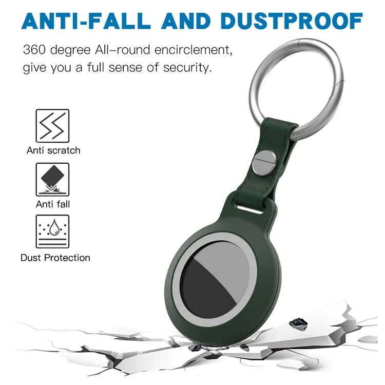 SHELLBOX Keyring Cover for Apple AirTag IPX8 Waterproof IP6X Dustproof Protective Case