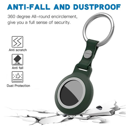 SHELLBOX Keyring Cover for Apple AirTag IPX8 Waterproof IP6X Dustproof Protective Case