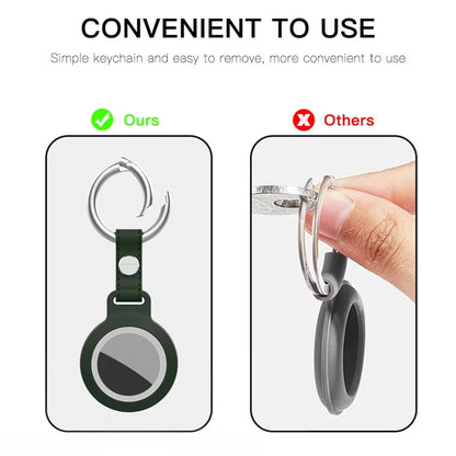 SHELLBOX Keyring Cover for Apple AirTag IPX8 Waterproof IP6X Dustproof Protective Case