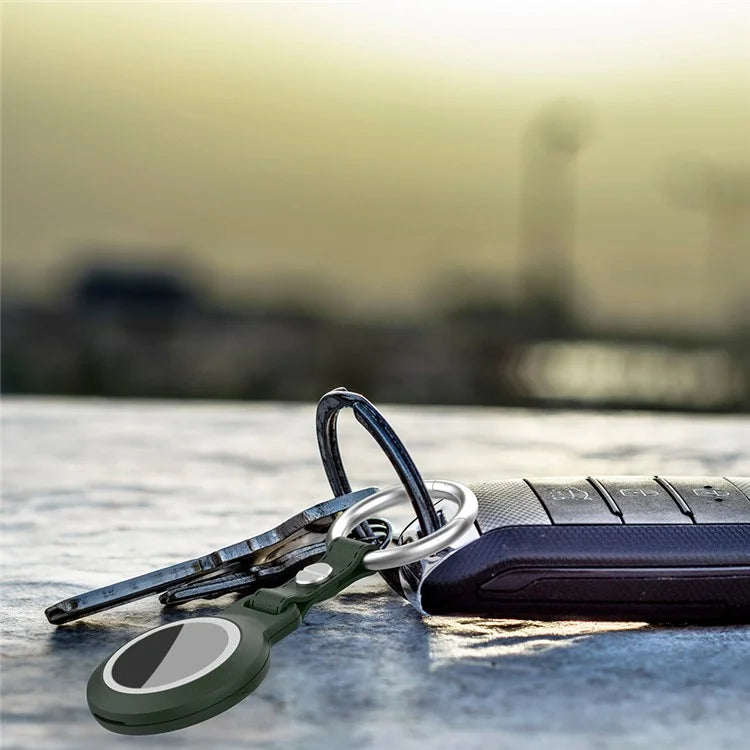 SHELLBOX Keyring Cover for Apple AirTag IPX8 Waterproof IP6X Dustproof Protective Case