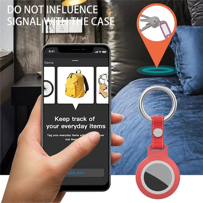 SHELLBOX Keyring Cover for Apple AirTag IPX8 Waterproof IP6X Dustproof Protective Case