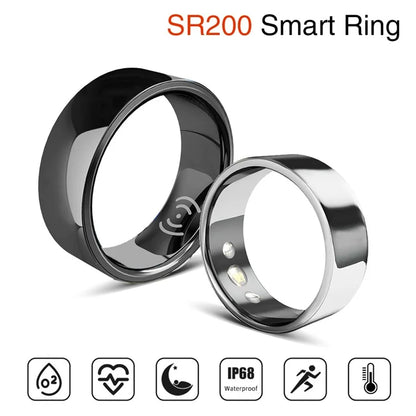 SR200 Health Monitoring Smart Ring Multifunction Waterproof Finger Ring