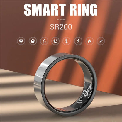 SR200 Health Monitoring Smart Ring Multifunction Waterproof Finger Ring