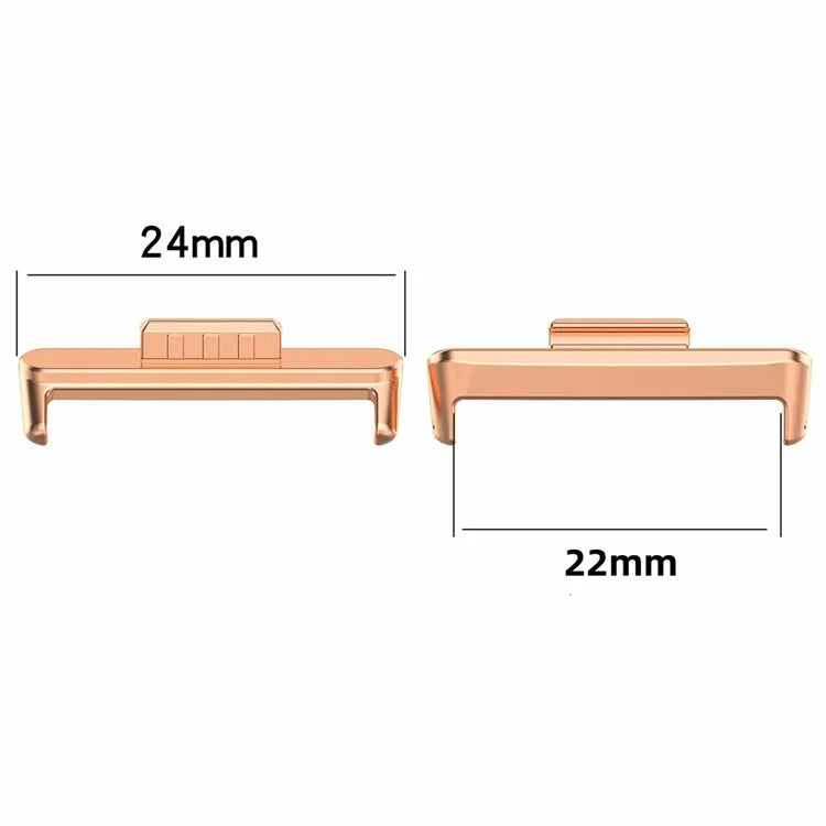 1 Pair for Huawei Watch Fit 3 Watch Strap Connector 22mm Wrist Band Metal Connection Adapter
