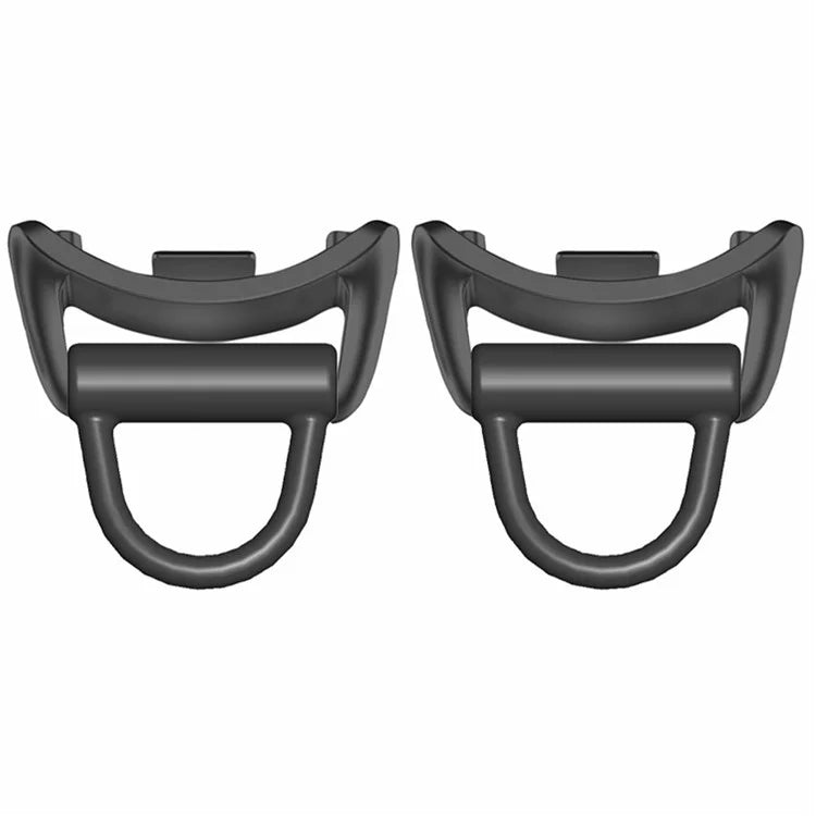 1 Pair for Xiaomi Smart Band 8 Watch Strap Metal Connector DIY Bracelet Curved Tube Connector