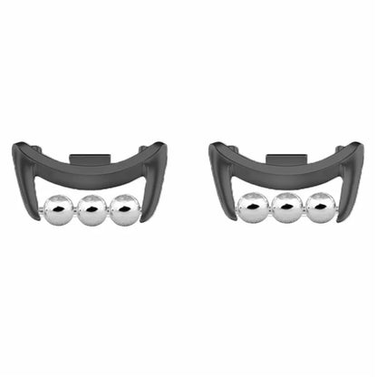 1 Pair for Xiaomi Smart Band 8 DIY Watch Strap Connector Beads Design Wristband Metal Connector