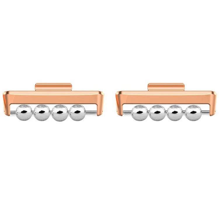 1 Pair for Huawei Watch Fit 2 DIY Strap Connector Beads Design Bracelet Metal Connect Adapter