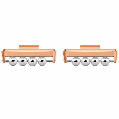 1 Pair for Huawei Watch Fit 2 DIY Strap Connector Beads Design Bracelet Metal Connect Adapter